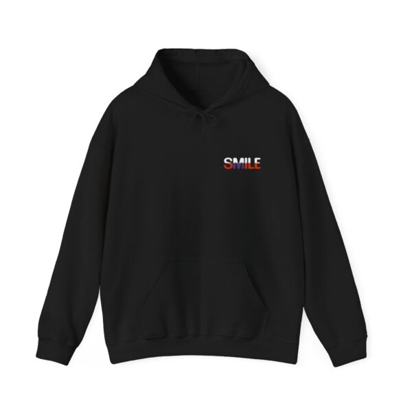Unisex Heavy Blend™ Hooded Sweatshirt - 'SMILE' Design for Comfort and Joy