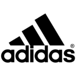 adidas branding logo, adidas logo representing adidas products in store, adidas products