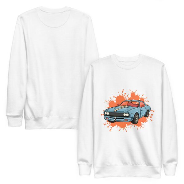 Unisex Premium Car Graphics Sweatshirt - Image 3