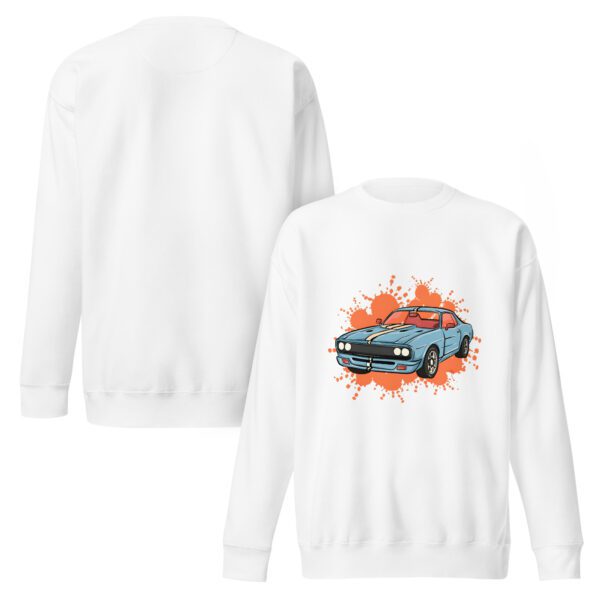 Unisex Premium Car Graphics Sweatshirt - Image 4