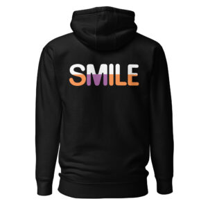 let's smile dear smile hoodie 2 colors s to 2xl sizes